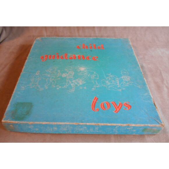 Vintage No 40 Teach-A-Time Clock w/Original Box Child Guidance Toys Complete - Picture 6 of 10